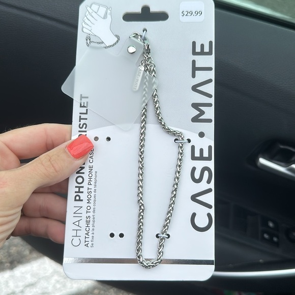 Case-Mate Phone Silver Chain Detachable Anti Theft Phone Hands-Free Wris… - Picture 5 of 5